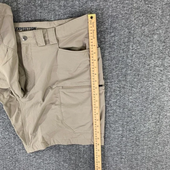 Duluth Flexpedition Shorts Men 40x9 Relaxed Fit Brown Hiking Outdoor Utility - Picture 7 of 9